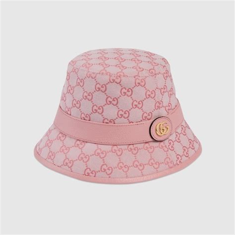 pink gucci new york hat|gg canvas bucket hat.